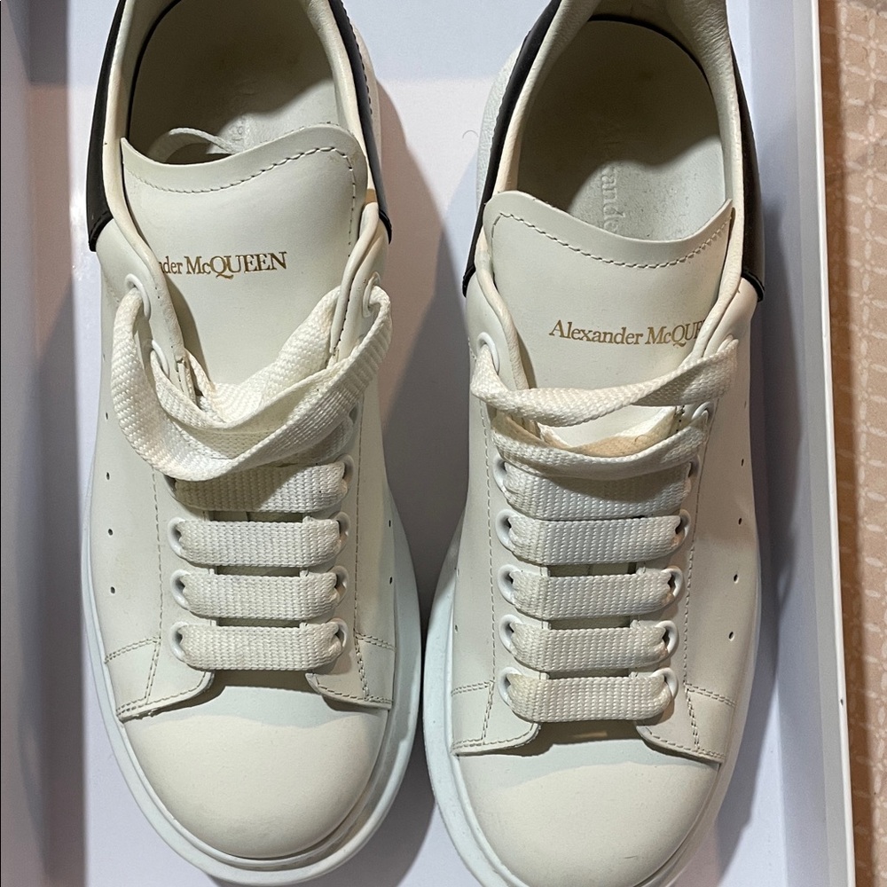 Alexander McQueen Cream Men's Sneakers